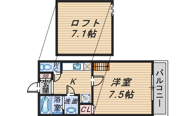 Alpha Stage APMの間取り