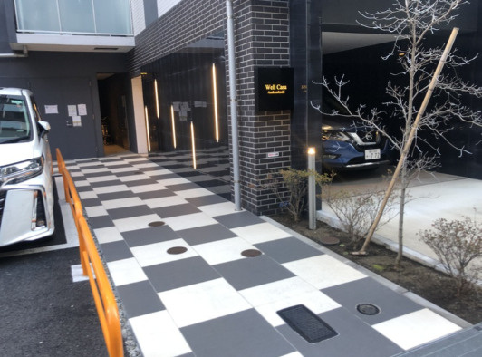 ウエルカーサ浅草橋のエントランス|ゆとりのあるエントランスです