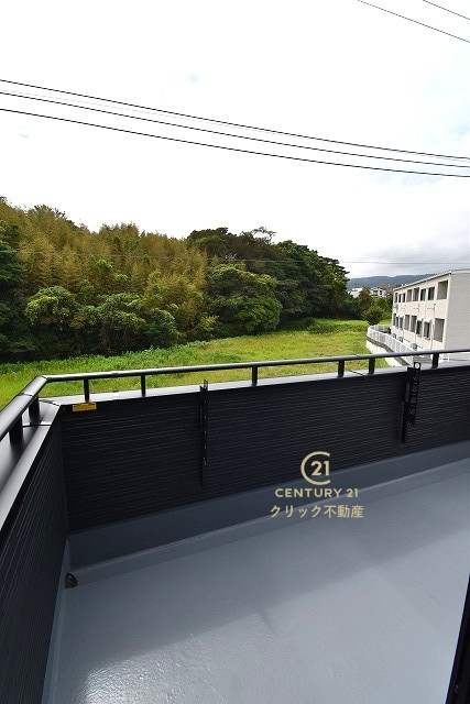 リーブルガーデン  日立市田尻町　6期　1のバルコニー|お部屋から出られるバルコニーです。ちょっと気分転換に外の景色を眺めて深呼吸もいいですね。