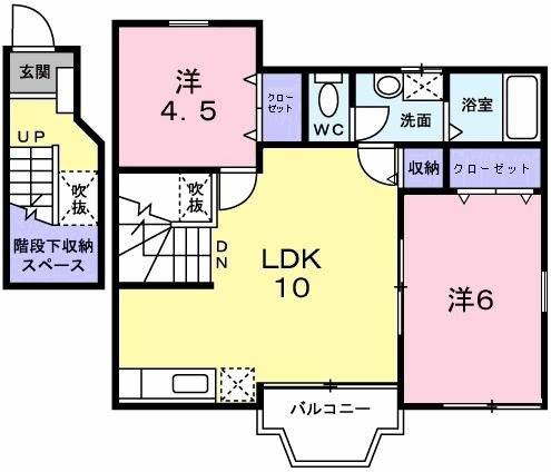 ルーナジェーナの間取り