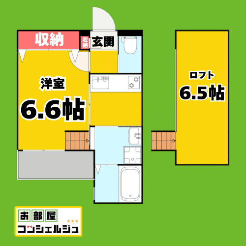 ボヌール本陣(大日町)の間取り