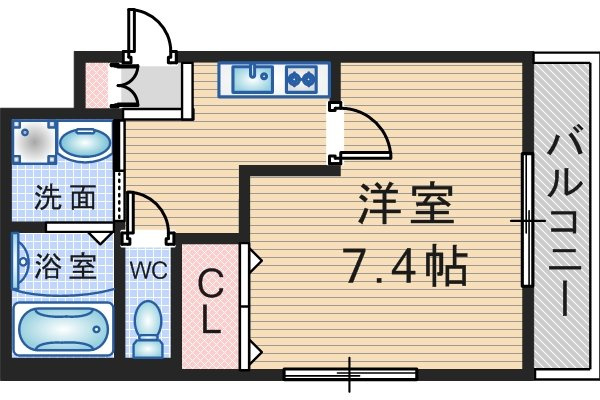 アンプルールShineの間取り
