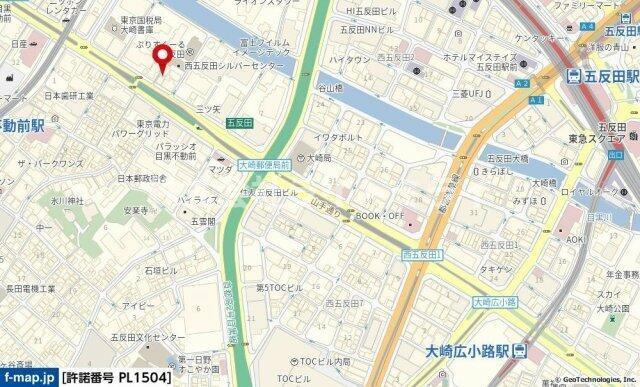 ヴェルト目黒西の地図| 