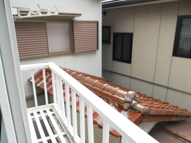 ウェルスタート曽根のバルコニー