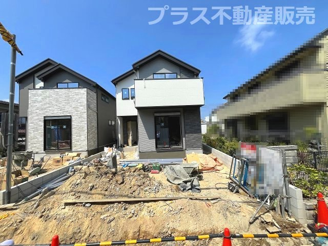 【外観】 | 福岡市早良区飯倉6丁目8期　1号棟（全2棟）【仲介手数料無料・0円】 | 建築中の物件は、お近くのモデルハウスも一緒にご覧頂けます。