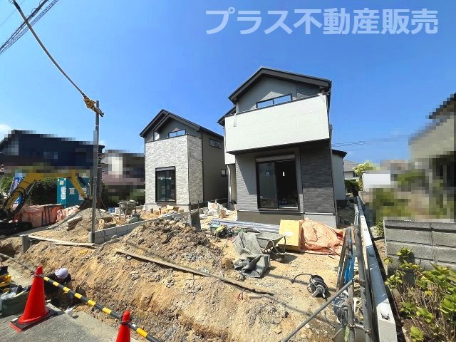 【外観】 | 福岡市早良区飯倉6丁目8期　1号棟（全2棟）【仲介手数料無料・0円】 | 現地写真。同じ物件を見るなら、プラス不動産販売にお任せ下さい。