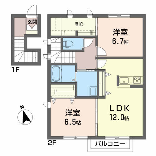 ルリエの間取り