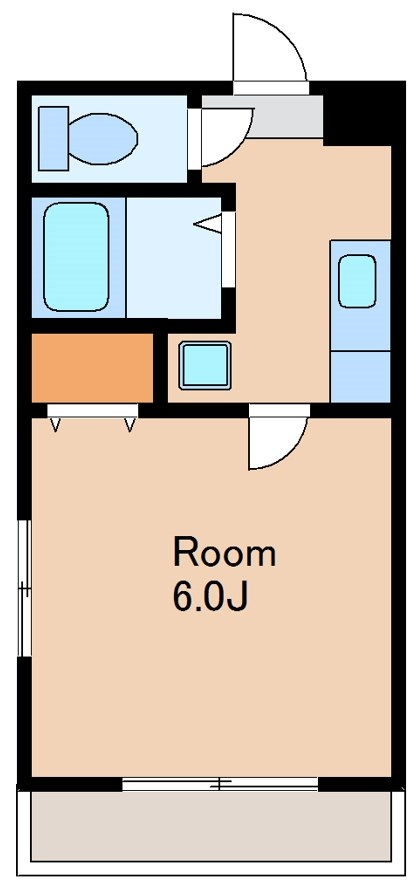中野区本町５丁目の賃貸マンションの間取り