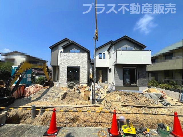 【外観】 | 福岡市早良区飯倉6丁目8期　2号棟（全2棟）【仲介手数料無料・0円】 | 建築中の物件は、お近くのモデルハウスも一緒にご覧頂けます。