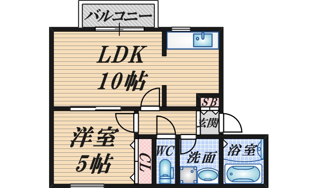 ウエストヒルズⅡの間取り
