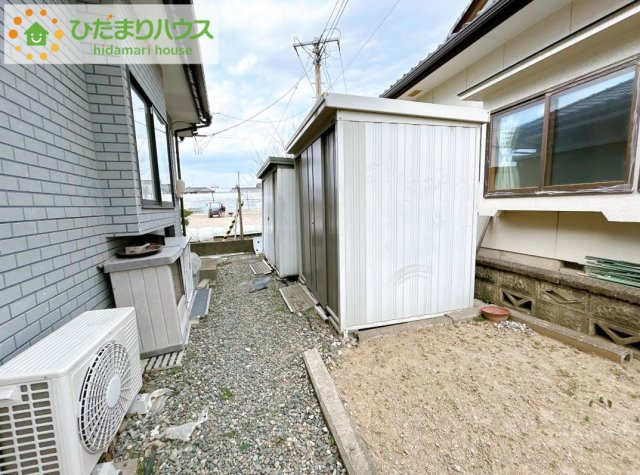 いわき市泉町滝尻町字南坪　中古戸建の庭