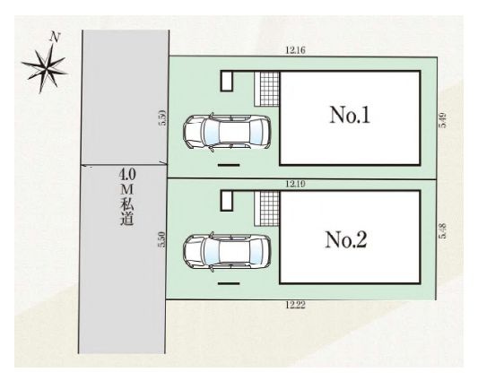 【区画図】 | 板橋区栄町　新築戸建て　１号棟 | 大山、中板橋、板橋区役所、板橋本町と4駅2沿線がアクセス可能