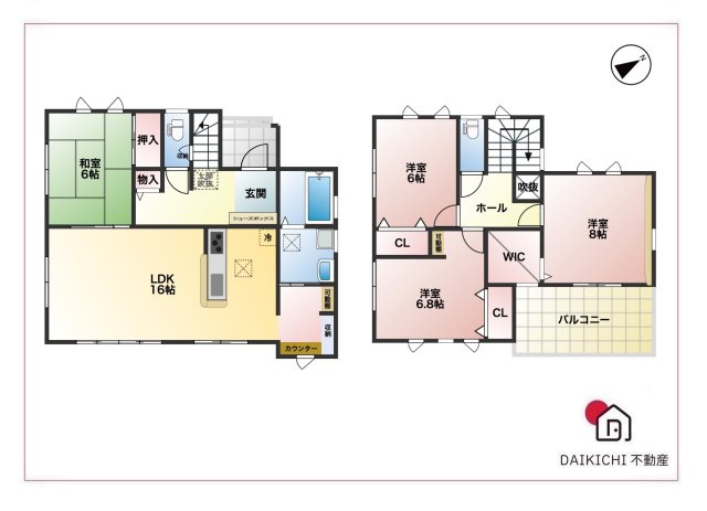 【間取り】 | 深谷市上柴町東2丁目　中古戸建