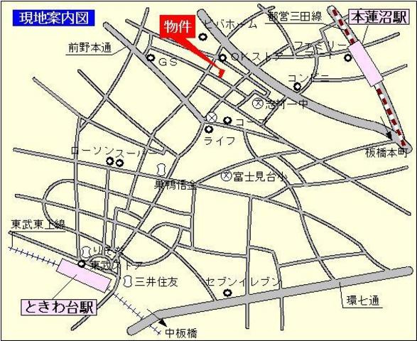 The Hillsの地図|★案内図★
