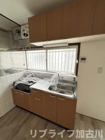 美乃利戸建てのキッチン