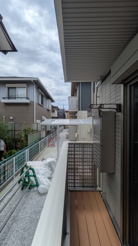 ソレイユ湘南太平台Bのバルコニー