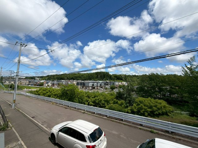 厚別東2条6丁目の展望|さえぎるものの無い眺望♪