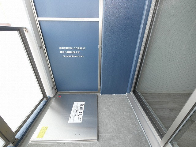 フォーリアライズ城東ファインのバルコニー
