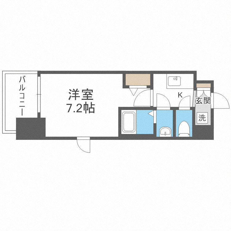 フォーリアライズ城東ファインの間取り