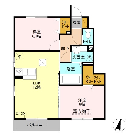 プランタンⅡの間取り