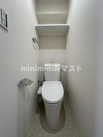 大阪市東成区大今里西２丁目の賃貸マンションのトイレ