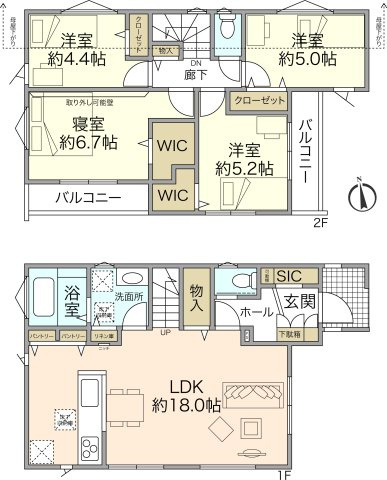 ≪残り3棟≫ベルガーデン金沢町『駅9分』×『カラーセレクト可能』の画像