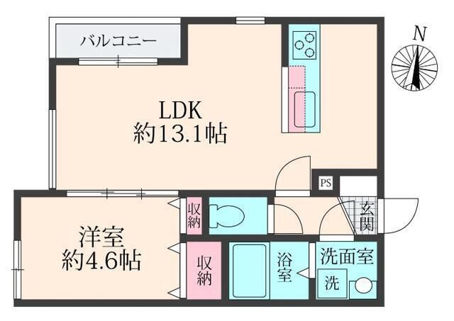 ミリアビタ前原の間取り