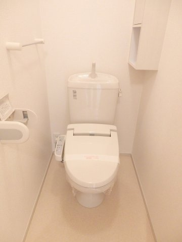 プリザーブ　Ⅱのトイレ|清潔感のあるトイレです