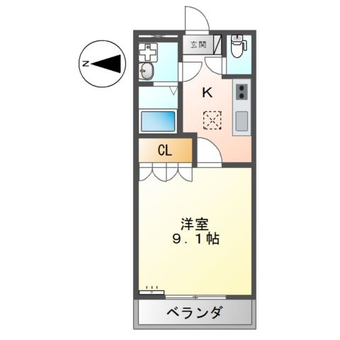 ハッピー　キャニオンの間取り