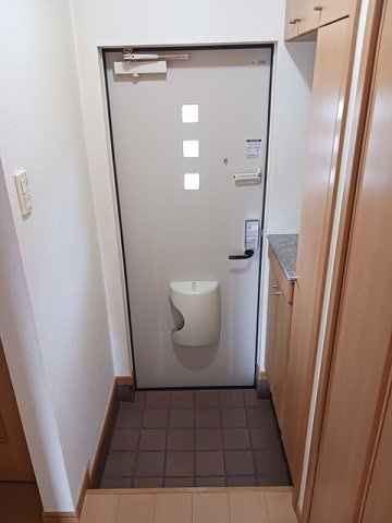 メゾン　ソレイユ　Ⅰの玄関|毎日通る玄関はこちらです