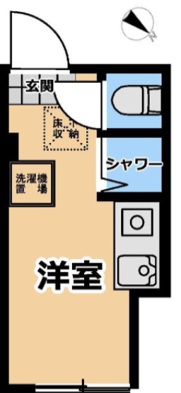 中野区中央４丁目のアパートの間取り