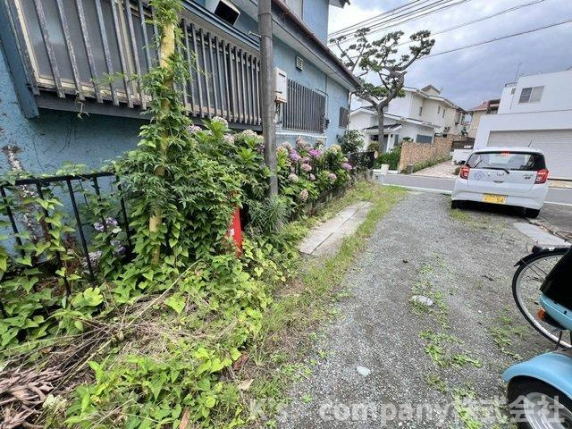 ◎茅ヶ崎市菱沼海岸　建築条件なし　売地の前面道路含む現地写真|外観写真◇