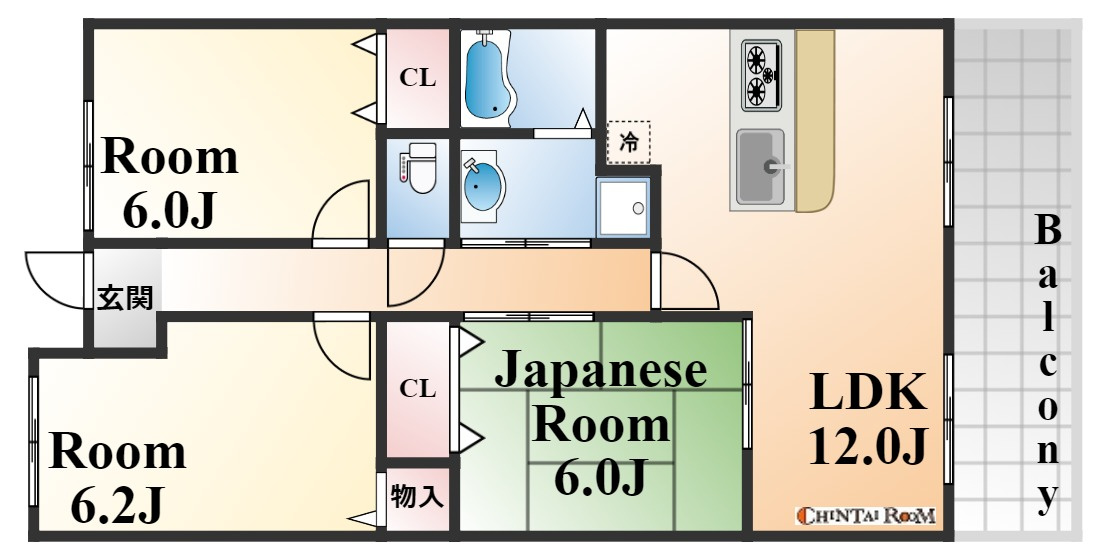 エスペランサ六甲道の間取り