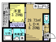 春日部市谷原３丁目のアパートの画像