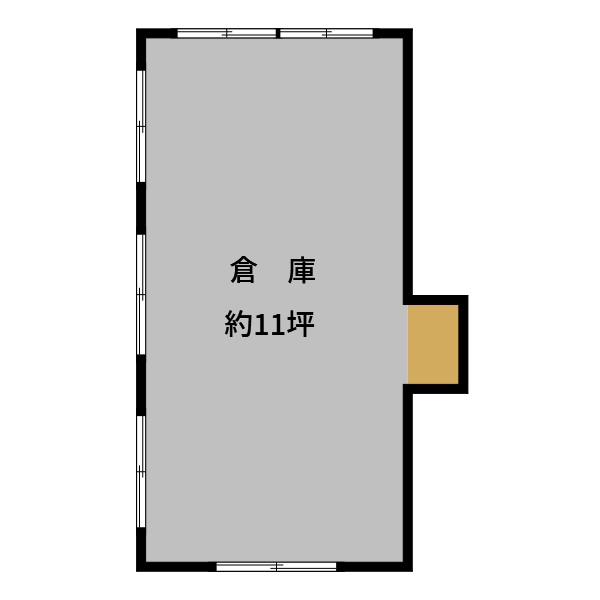 大明石町1丁目倉庫の間取り