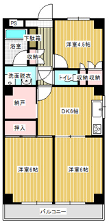 【間取り】 | イーストヒルズユウキ