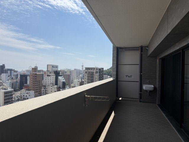 クレアセトル歩行町の展望|洗濯物も干しやすいバルコニー