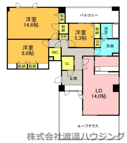 ES-Grande江坂公園の間取り