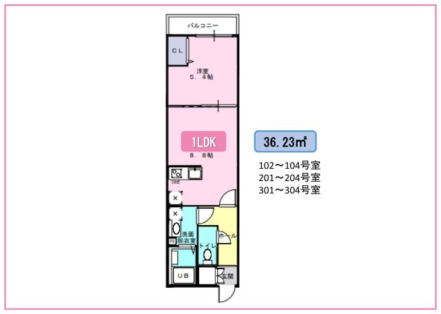 Peachの間取り|募集図面ご要望の場合、賃貸部 chintai1@tb-one.net までメールにてご連絡ください。