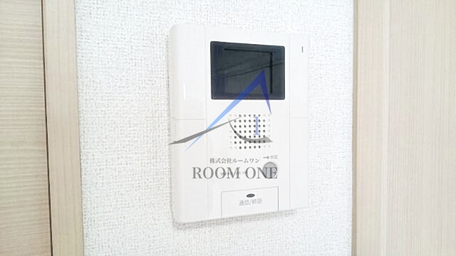 メゾン　ド　ボヌールのセキュリティ|モニター付きインターホンです。