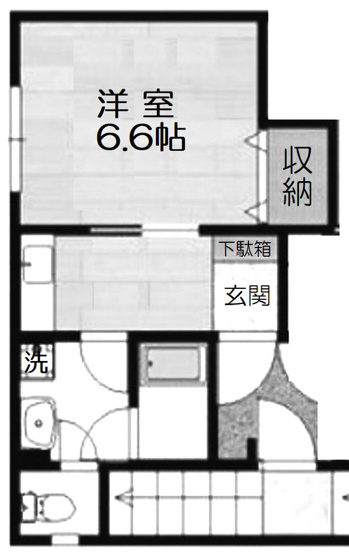 【間取り】 | エシェル雑司ヶ谷　15556　 | お隣とは収納が互い違いのため、音が伝わりにくい間取りです☆