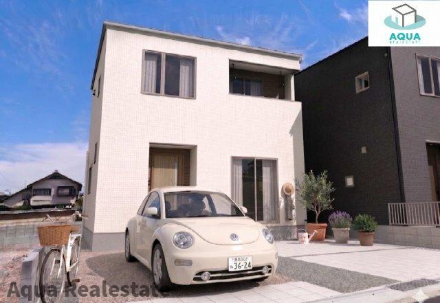 オール電化デザイナーズハウス北島町中村建売⑰の外観パース|物件の外観です