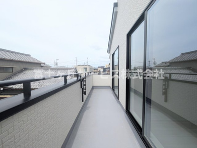【バルコニー】 | 浜松市中央区三島町 3期 新築一戸建て | バルコニーです