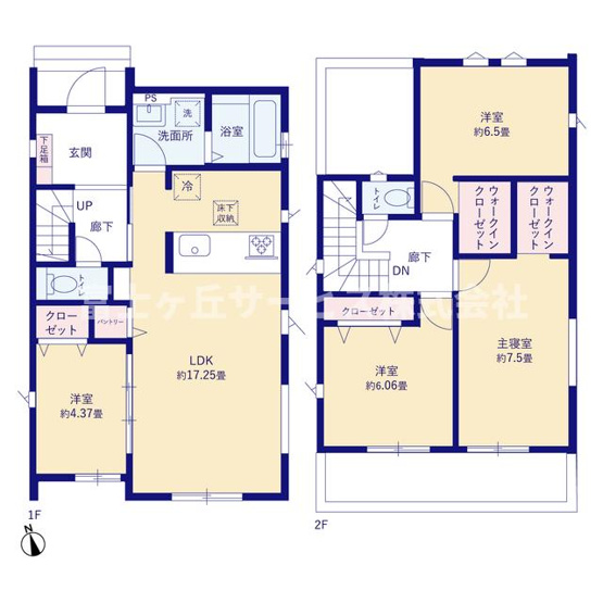 【間取り】 | 浜松市中央区三島町 3期 新築一戸建て | 効率的かつ暮らしのことをしっかり考えた間取りです