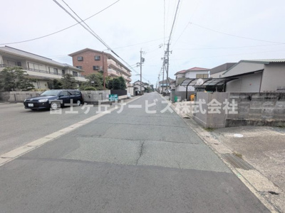 【前面道路含む現地写真】 | 浜松市中央区三島町 3期 新築一戸建て | 前面道路です