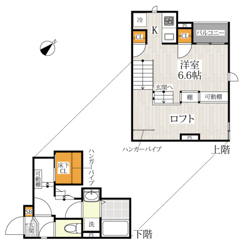 CB箱崎フレーシア(シービー箱崎フレーシア)の間取り|使いやすい間取りです。