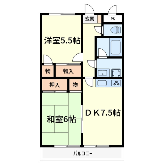 【間取り】 | アトレーユ日吉台