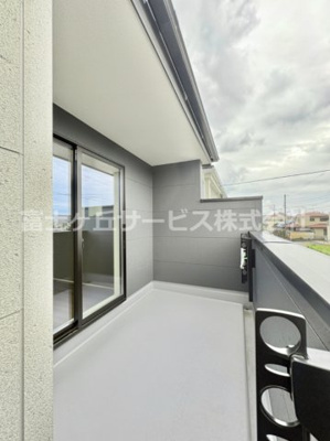 【バルコニー】 | 豊川市諏訪西町1丁目 59期 新築一戸建て 2号棟 | 広々としたバルコニーです