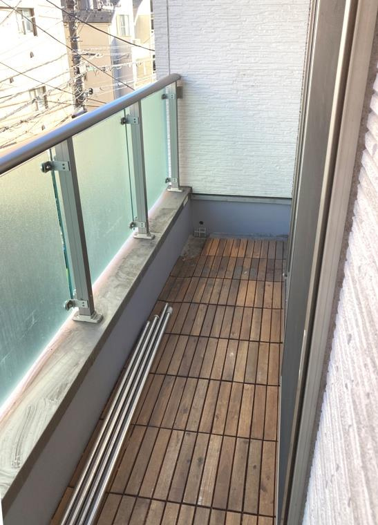 綱島西戸建のバルコニー