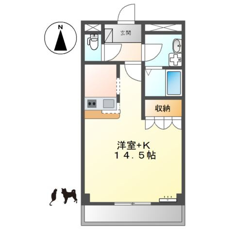 グランヴィレッジＳの間取り